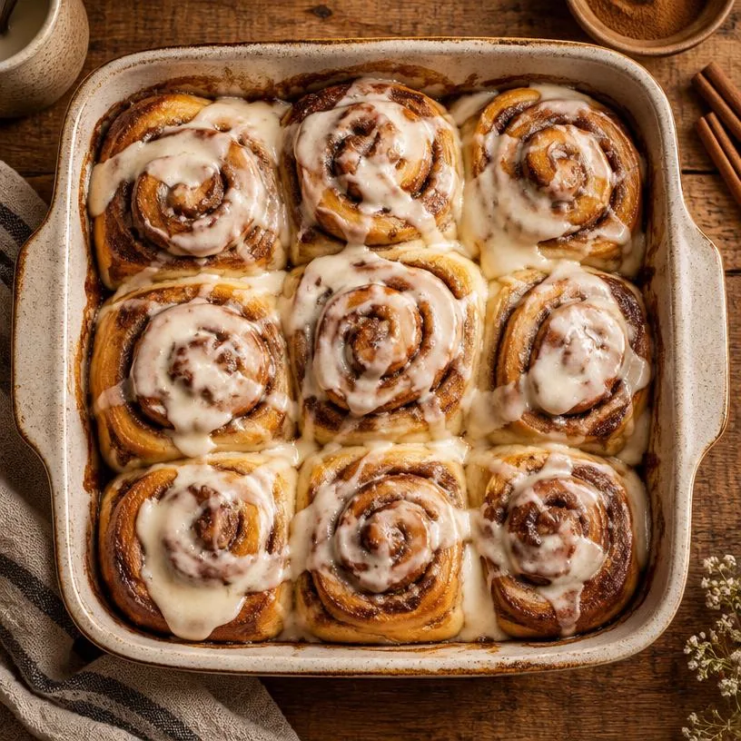 Old-Fashioned Sourdough Cinnamon Rolls